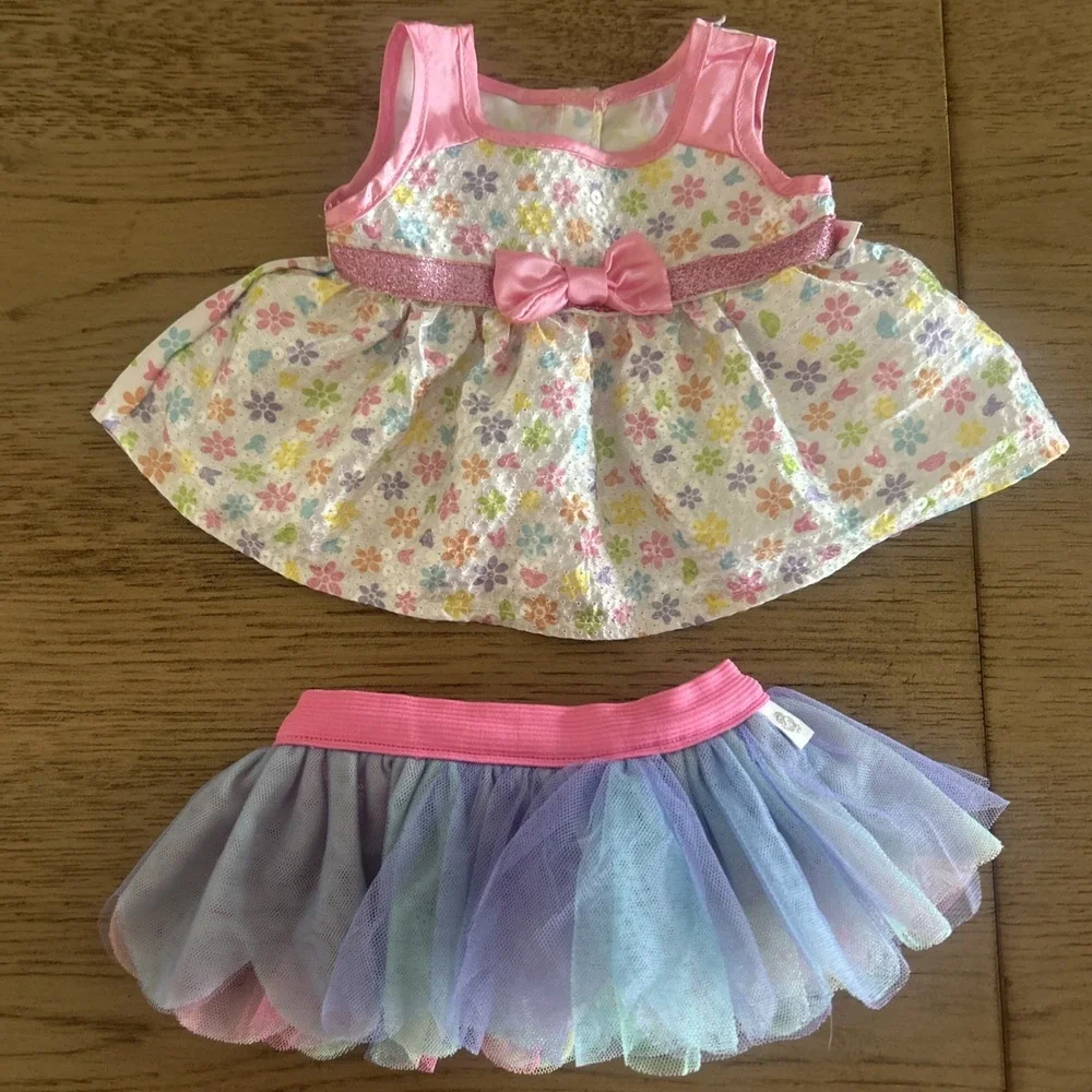 BUILD A BEAR WORKSHOP BAB - Lot of 2 Sequins Dress & Tutu Skirt